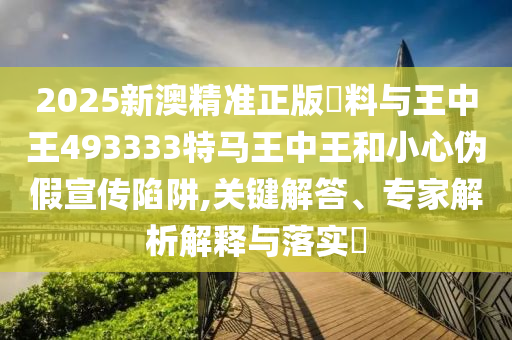 2025新澳精準(zhǔn)正版資料與王中王493333特馬王中王和小心偽假宣傳陷阱,關(guān)鍵解答、專家解析解釋與落實(shí)?